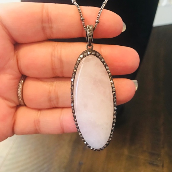 Rose quartz Necklace - Picture 3 of 6